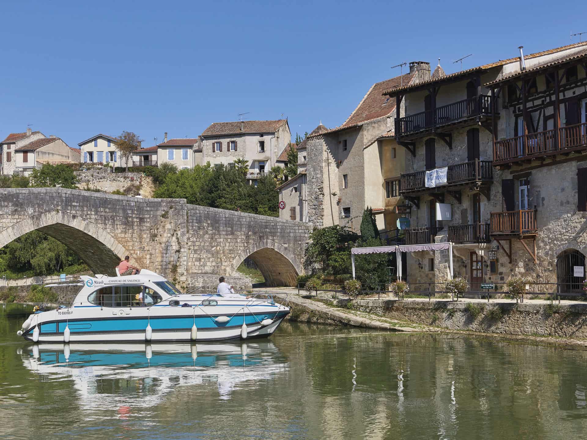 Houseboat Aquitania paese di Nerac