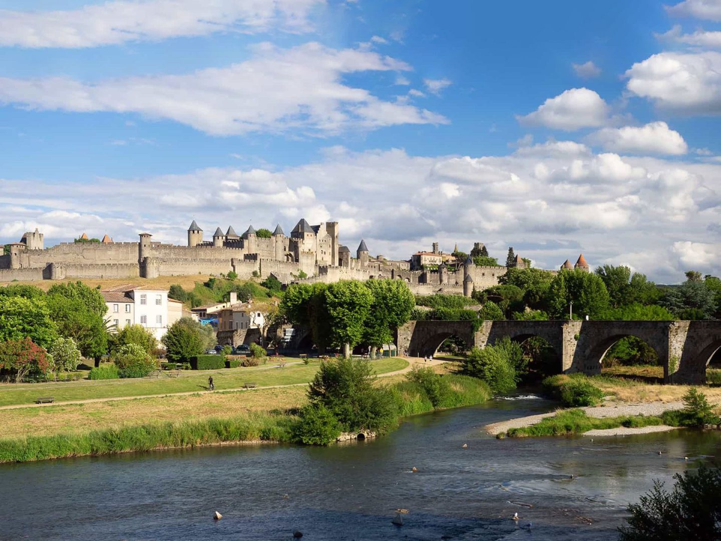 Canal du Midi città di Carcassonne