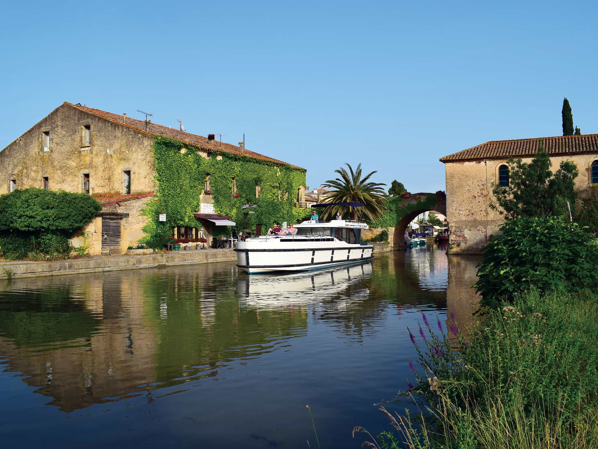 Houseboat in Francia nel Canal du Midi