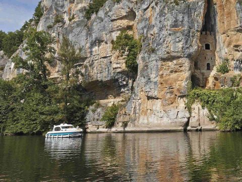 Houseboat nella Valle del Lot