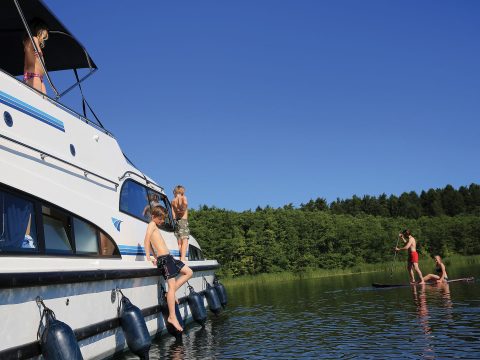 Houseboat in Germania laghi del Meclenburgo