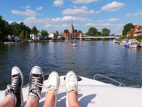 Houseboat nel Tamigi