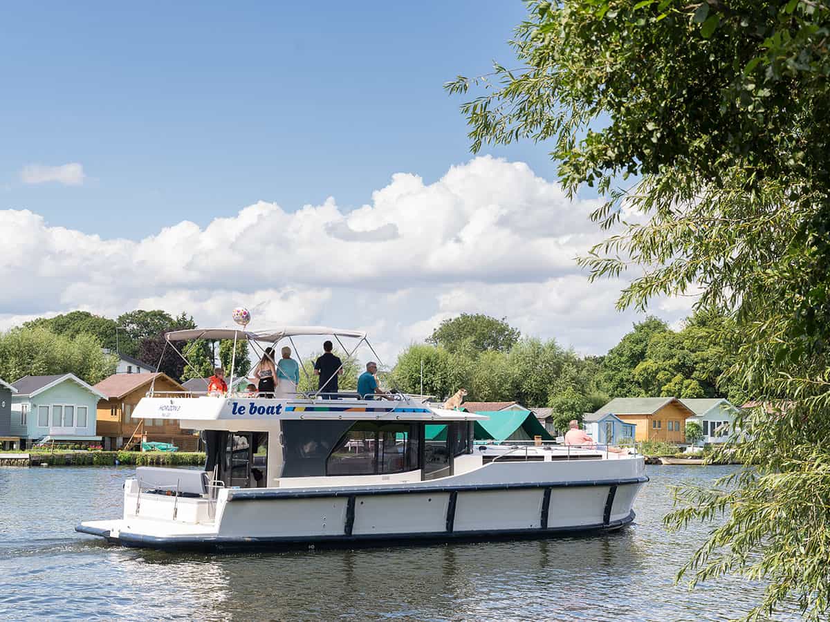 Houseboat Horizon 3 vista laterale