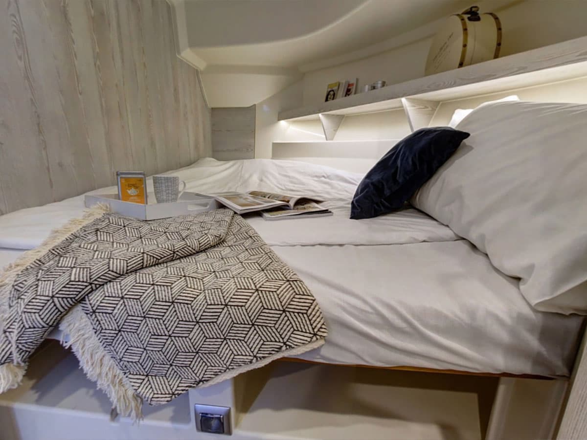 Houseboat Horizon 5 cabina di prua