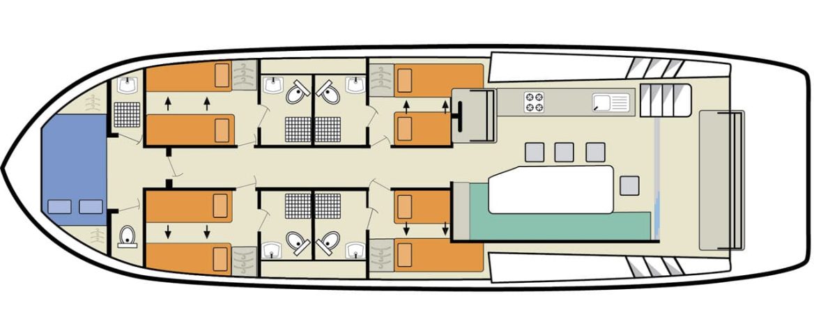 Houseboat Horizon 5 plan