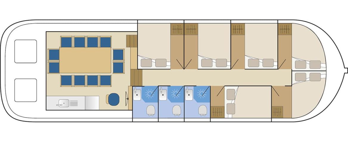Houseboat Penichette F plan
