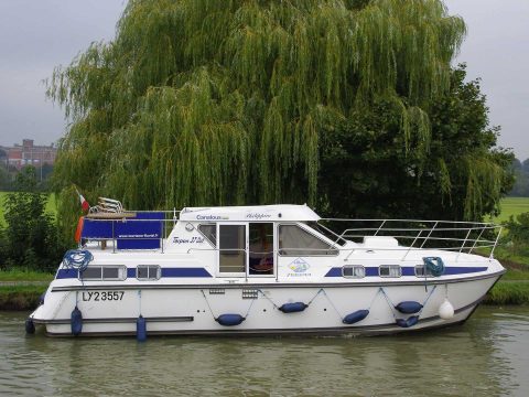 Houseboat Tarpon 37 Duo Prestige vista laterale