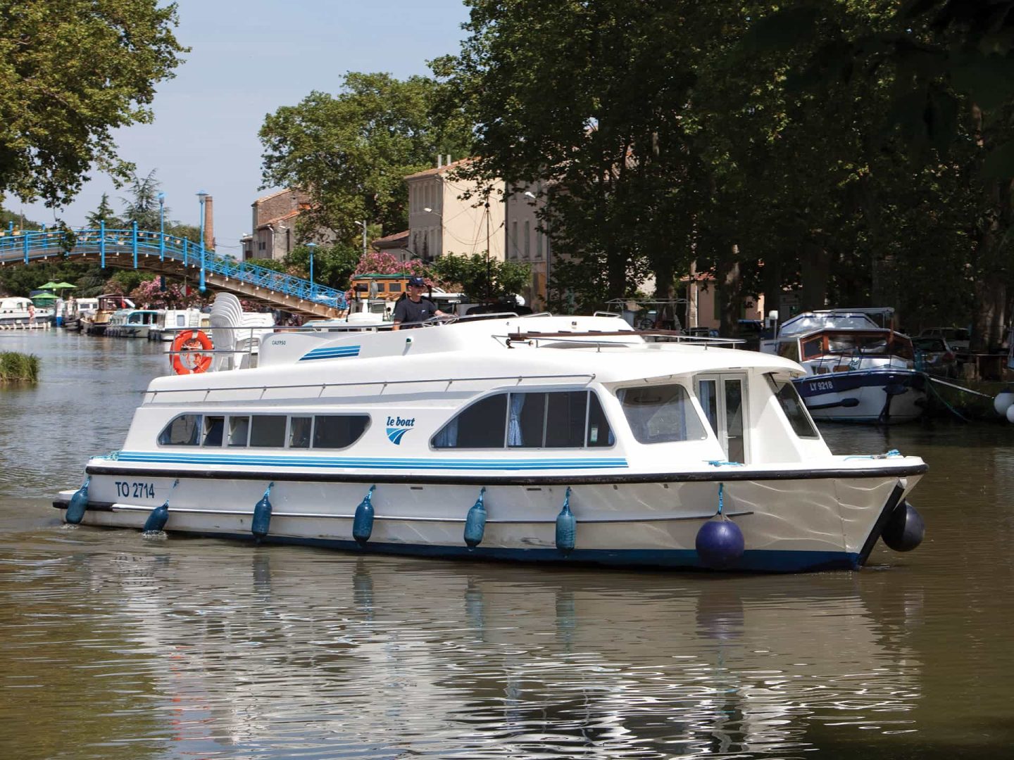 Houseboat Calypso nel Canal du Midi
