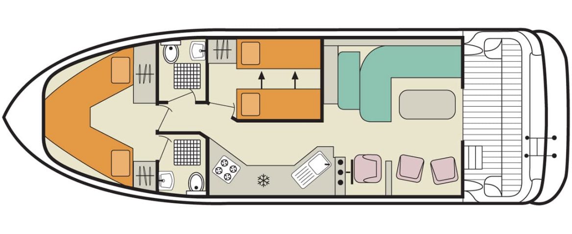 Houseboat Caprice plan