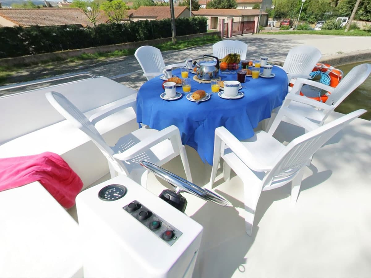 Houseboat Classique tavolo e sedie esterne