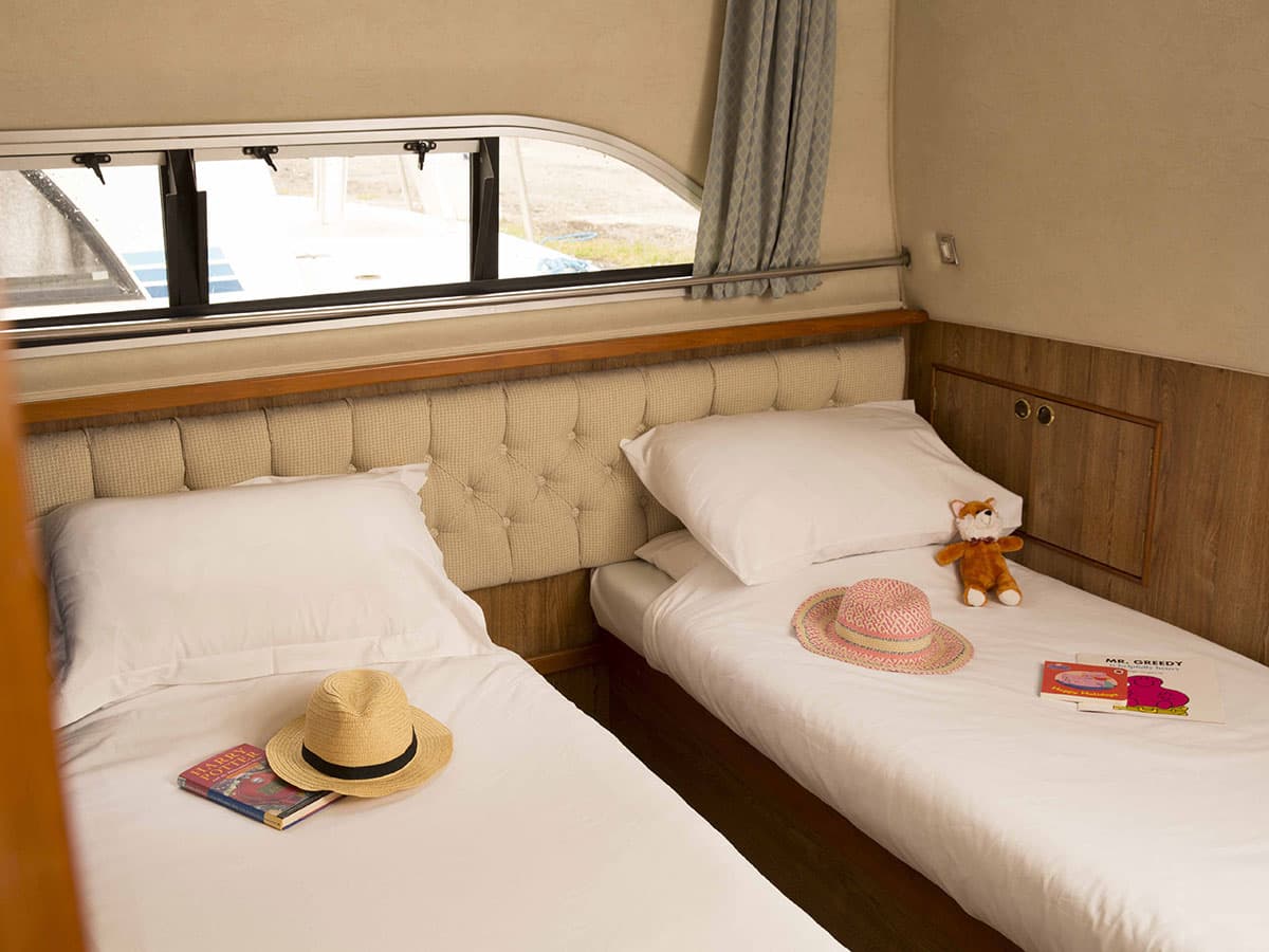 Houseboat Clipper cabina con letti singoli