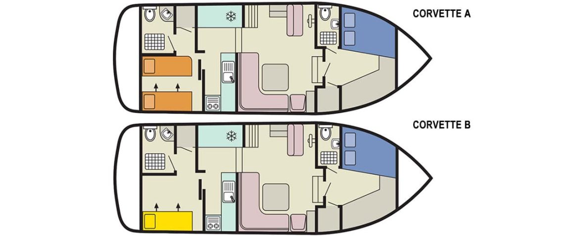Houseboat Corvette plan