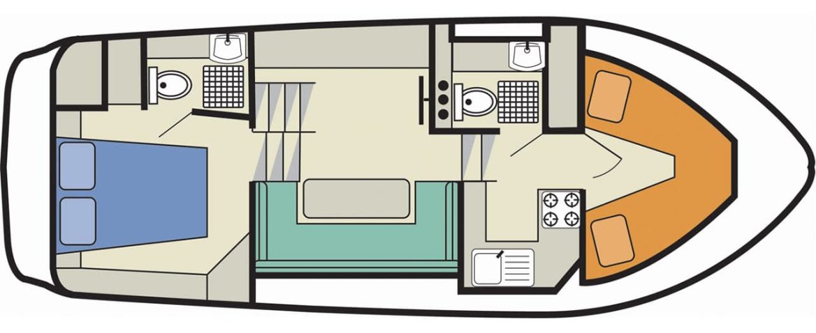 Houseboat Countess plan