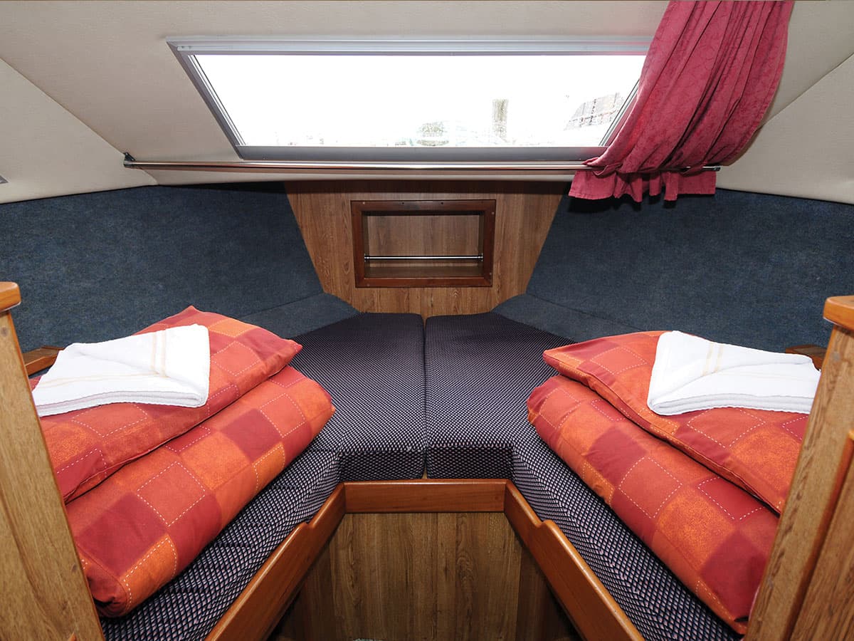 Houseboat Crusader cabina letti singoli