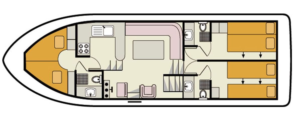 Houseboat Crusader plan