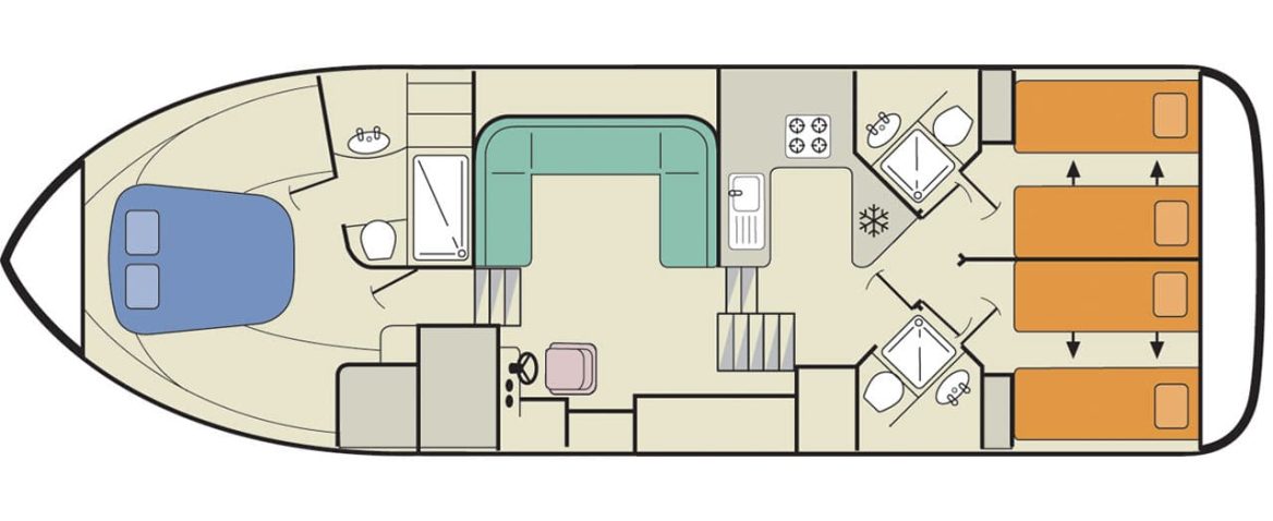 Houseboat Mystique plan