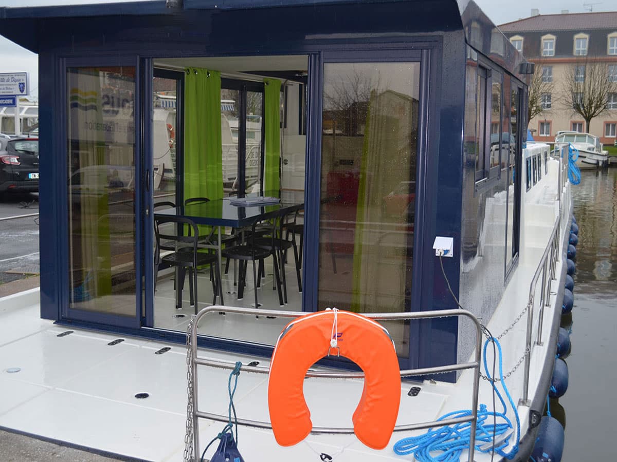 Houseboat Penichette P terrazza posteriore