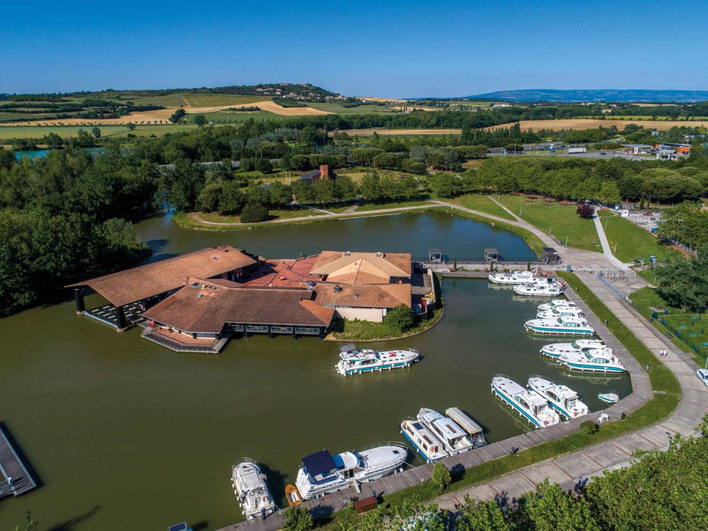 Porto Lauragais nel Canal du Midi