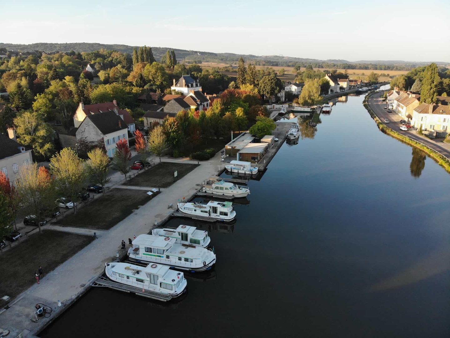 Porto di St Leger sur Dheune in Francia Comtè