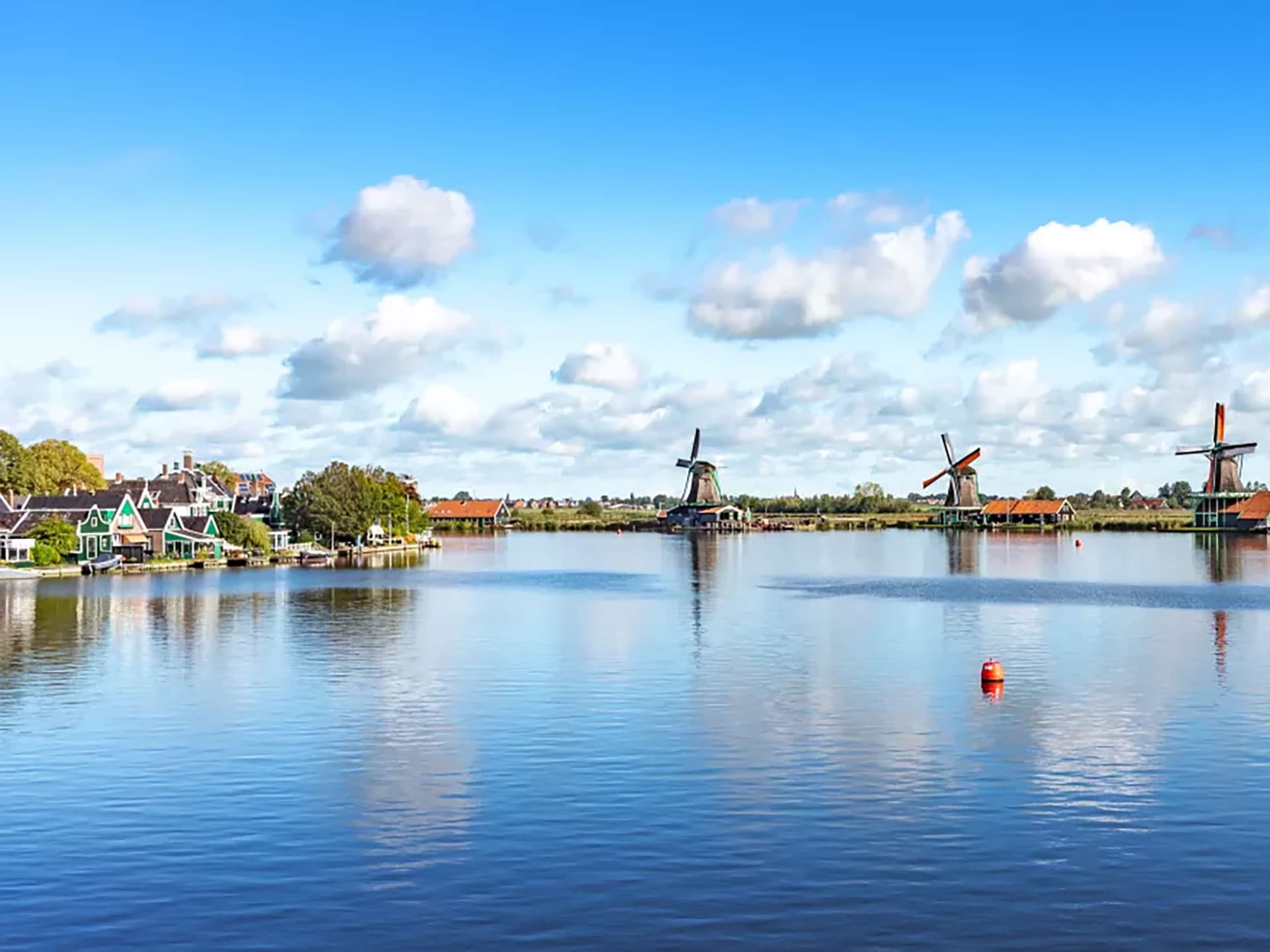 Mulini sulle rive del Reno, nei pressi di Amsterdam