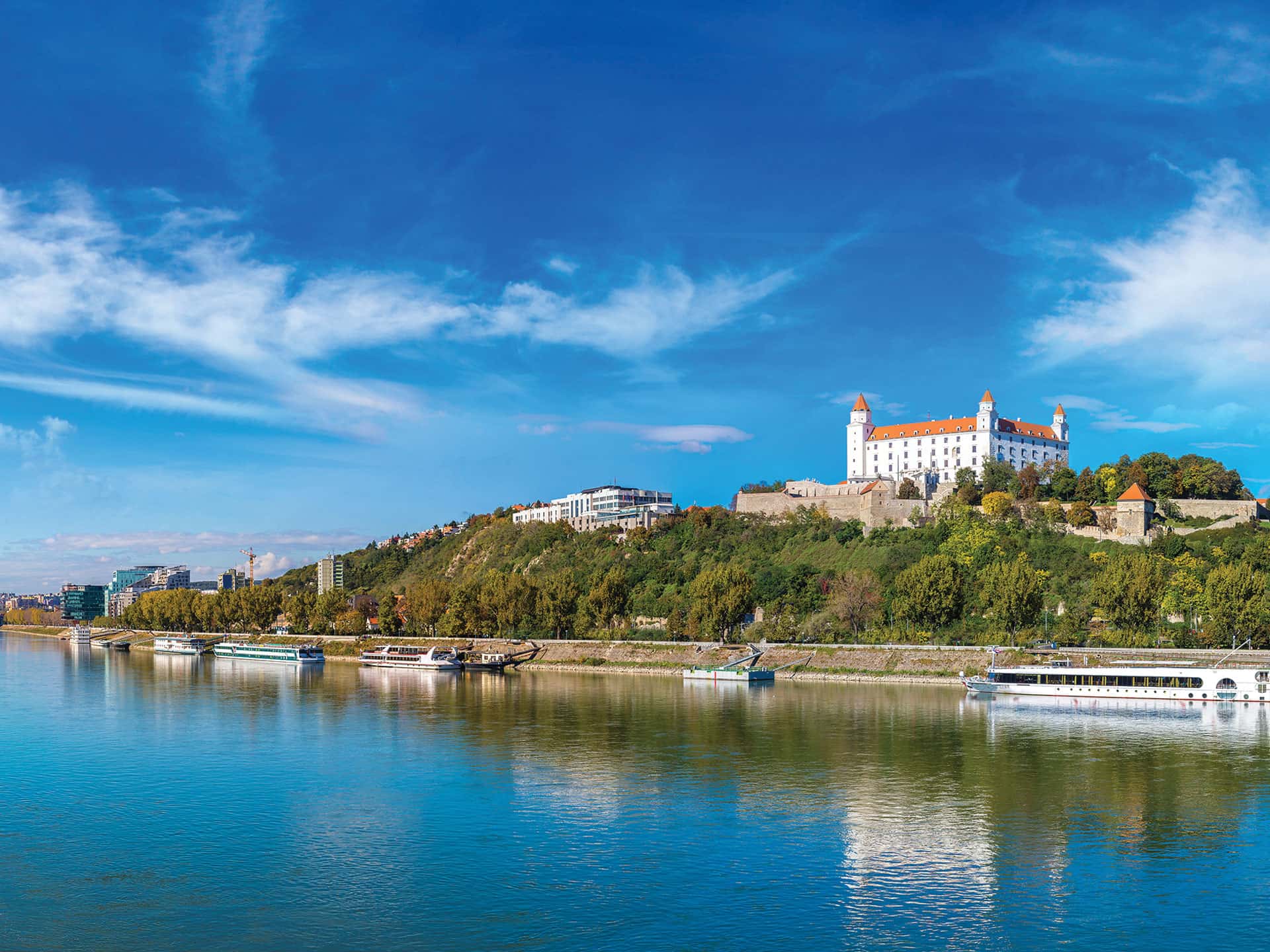 Citta di Bratislava, inclusa nella crociera da Vienna a Budapest