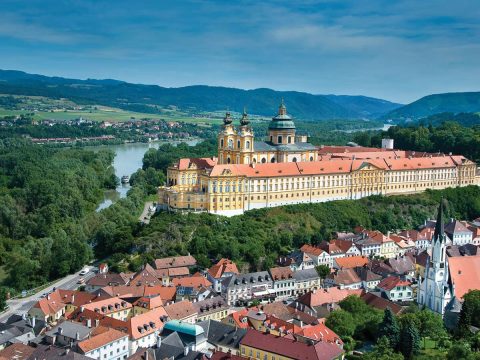 Abbazia Melk sul Danubio