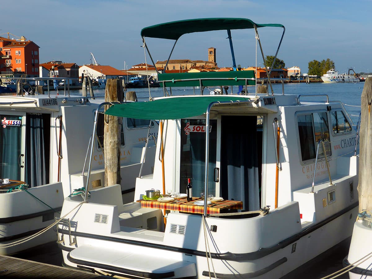 Houseboat New Con Fly First terrazza posteriore