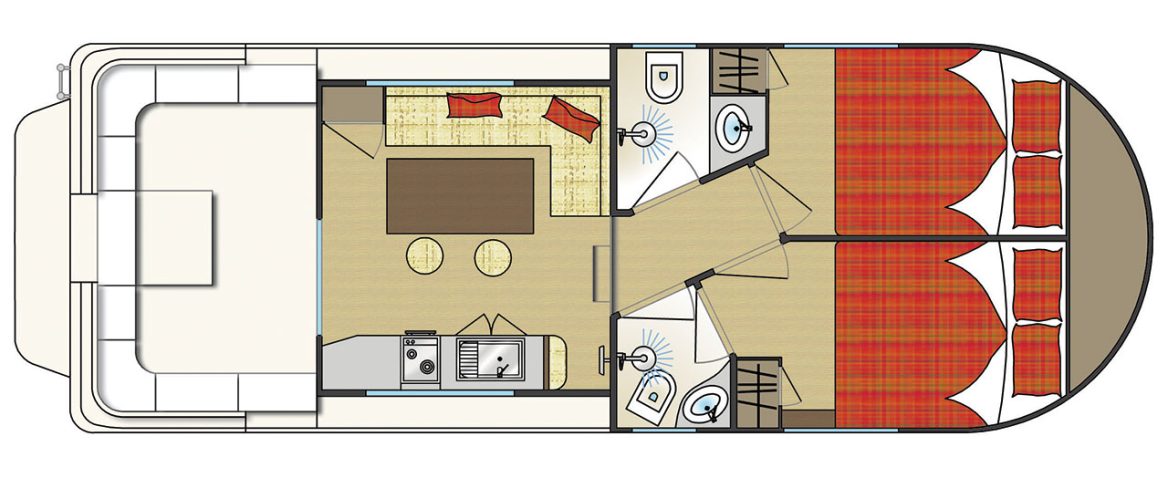 Houseboat New Con Fly Twins plan