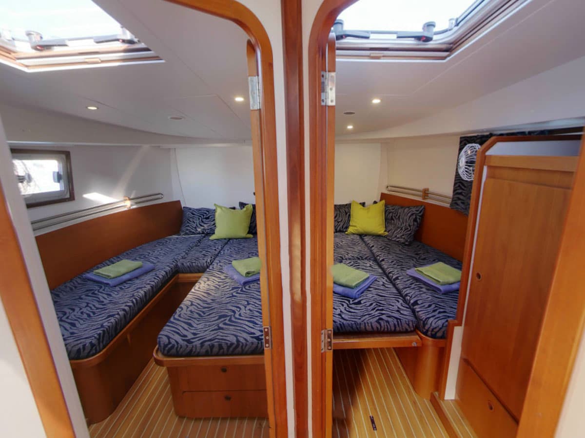 Houseboat Tip Top cabine di prua