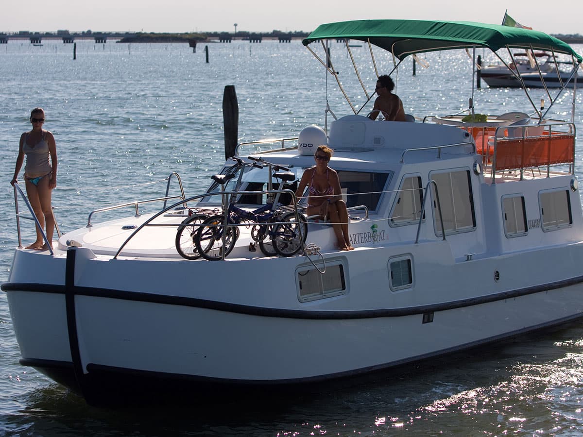 Houseboat Tip Top in Laguna di Venezia