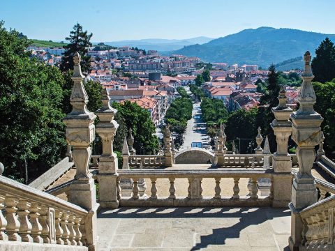 Vista città di Salamego inclusa nella crociera sul fiume Douro